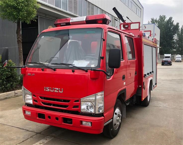 国六庆铃1吨小型水罐消防车