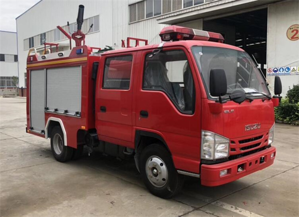 国六庆铃1吨小型水罐消防车