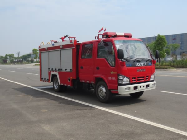 五十铃2吨水罐消防车(130马力)