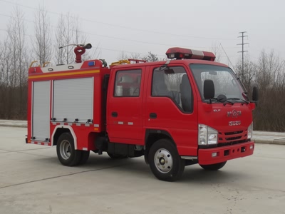 国六江铃2吨小型水罐消防车
